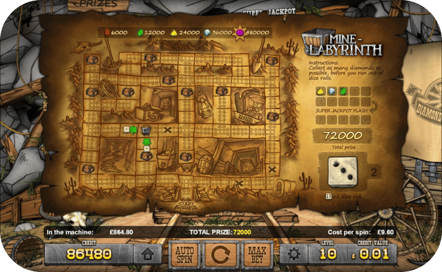 Diamond express mini game